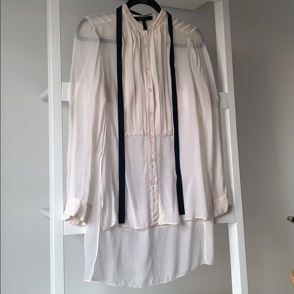 Off White Tuxedo Inspired Top - Picture 5 of 5